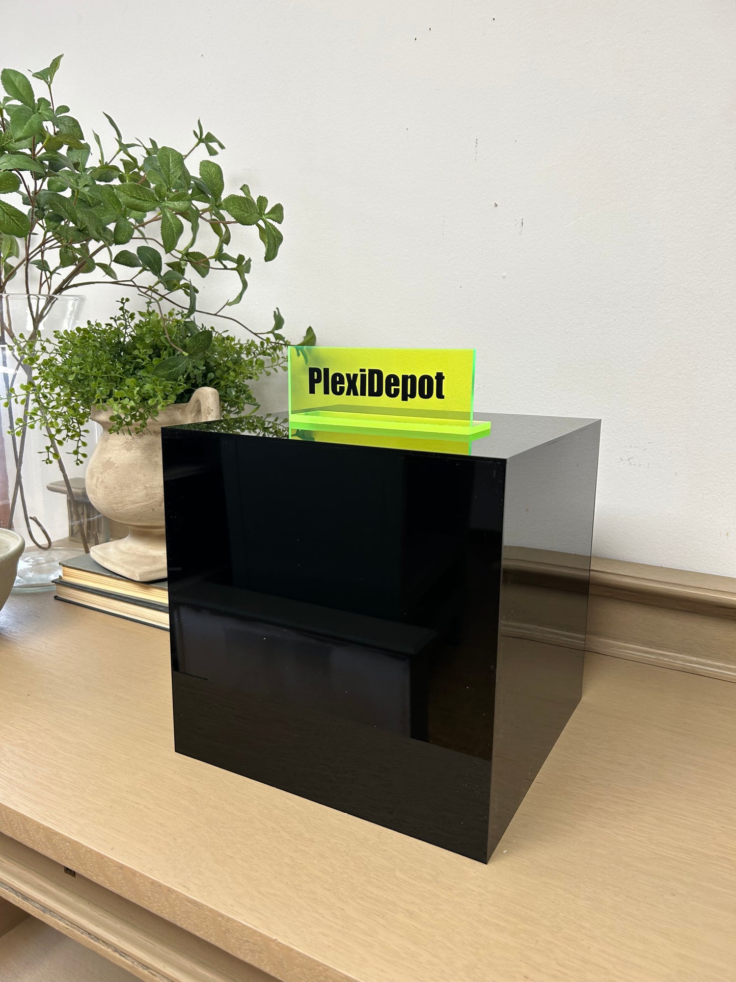 Black Acrylic Box - Custom Size