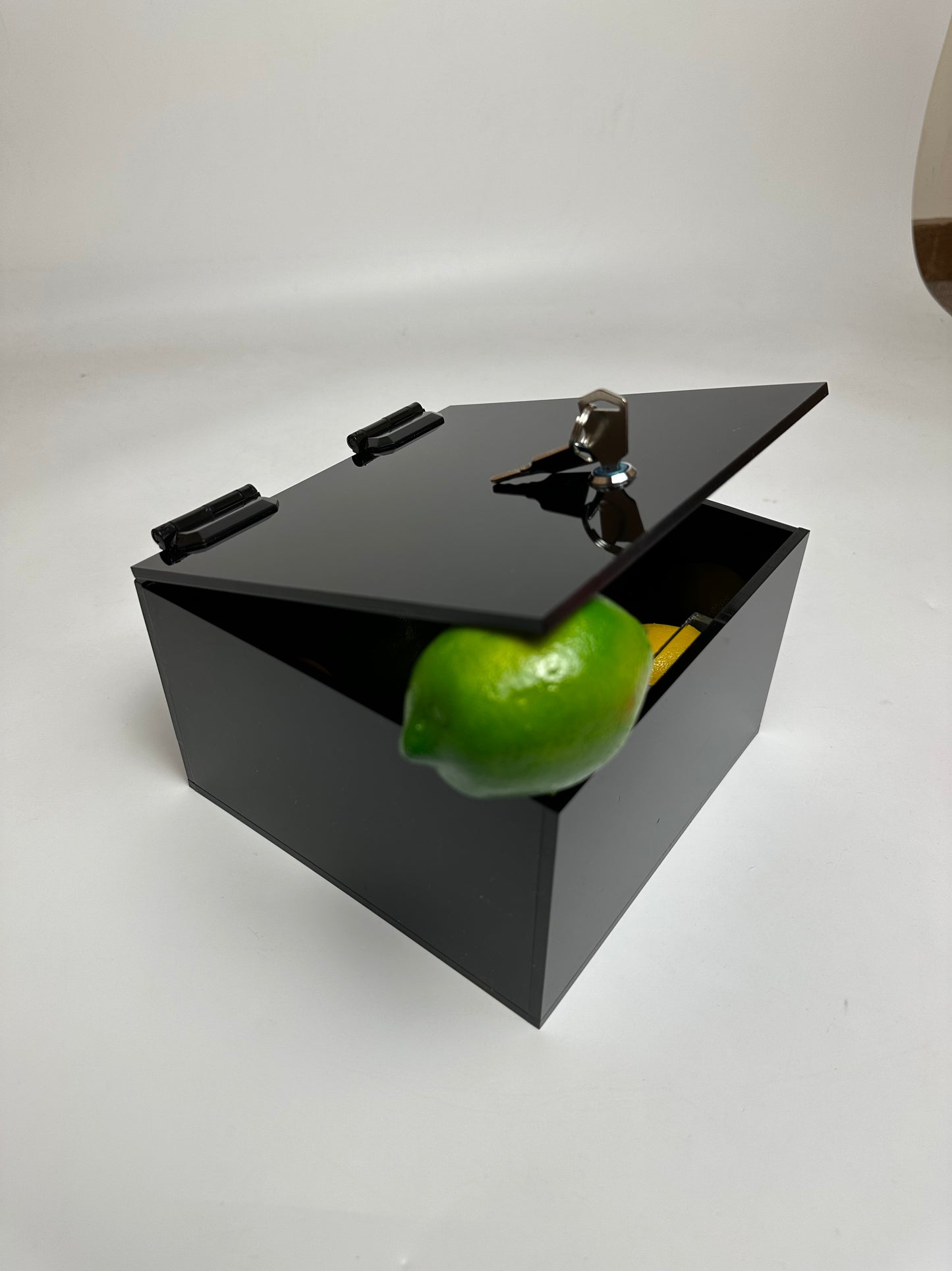 Black Acrylic Box - Custom Size