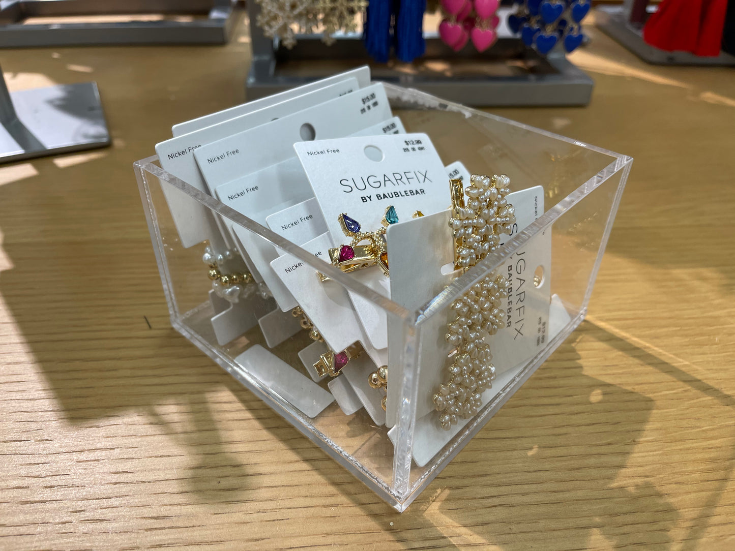 Caja de acrílico transparente de 5 lados - Tamaño personalizado