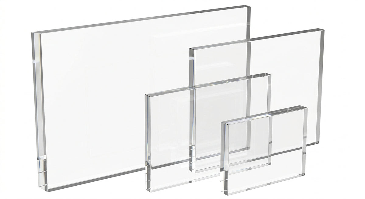 1/8 Thick Clear Acrylic Plexiglass Sheet - Cut To Size