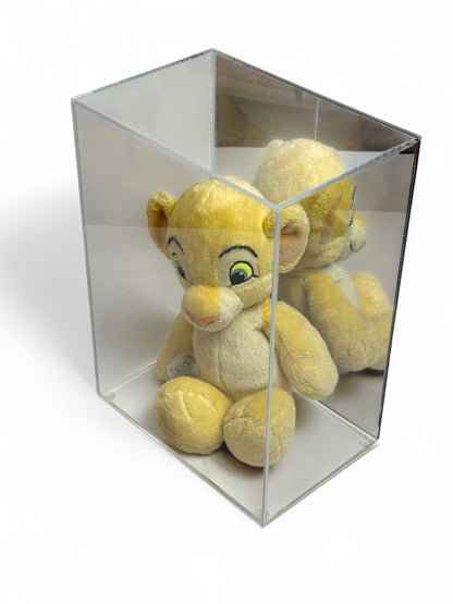 Acrylic Display Case With Base And Mirror Back - Custom Size
