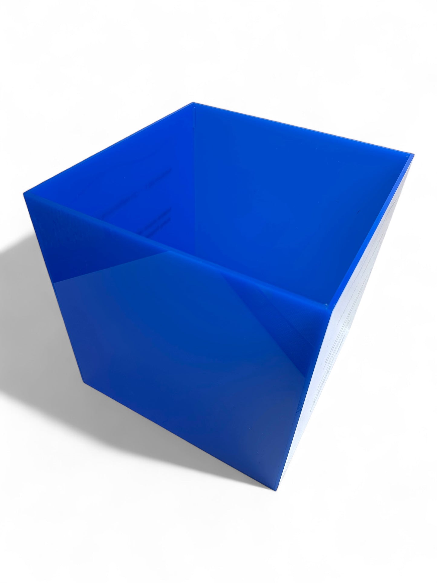 Blue  Acrylic Box - Custom Size 
