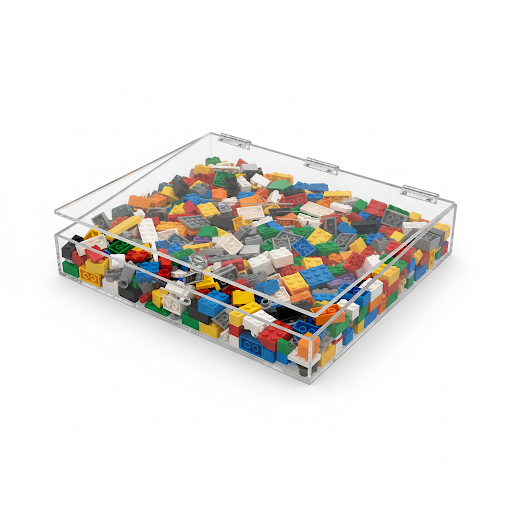 Clear Acrylic Display Tray With Camlock - Custom Size