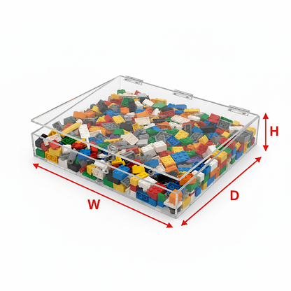 Clear Acrylic Display Tray With Camlock - Custom Size