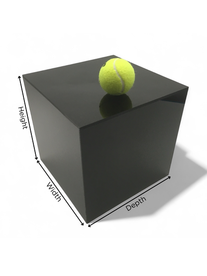 Black Acrylic Box - Custom Size