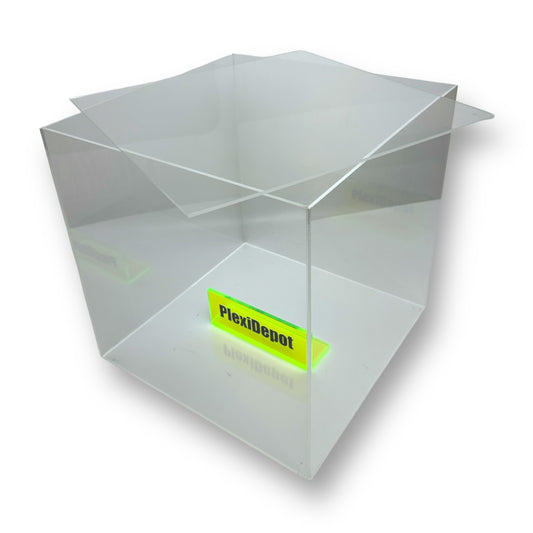 Acrylic 5-Sided Box w/ Removable Lid