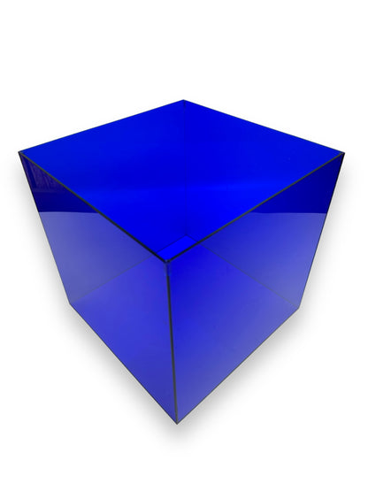 Transparent Blue Acrylic Display Box # 2424