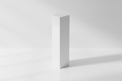 White Acrylic Display Pedestals